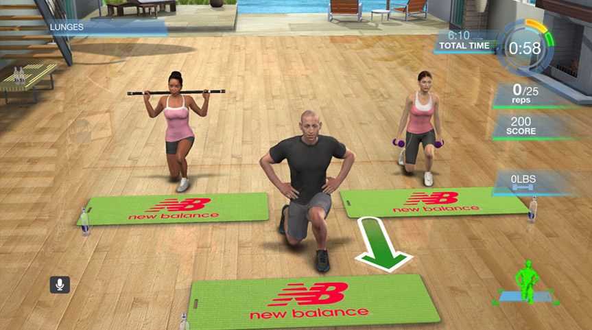 《KINECT哈雷帕斯捷尔纳克的好莱坞教练》欧版ISO版XBOX360版 游戏截图 1